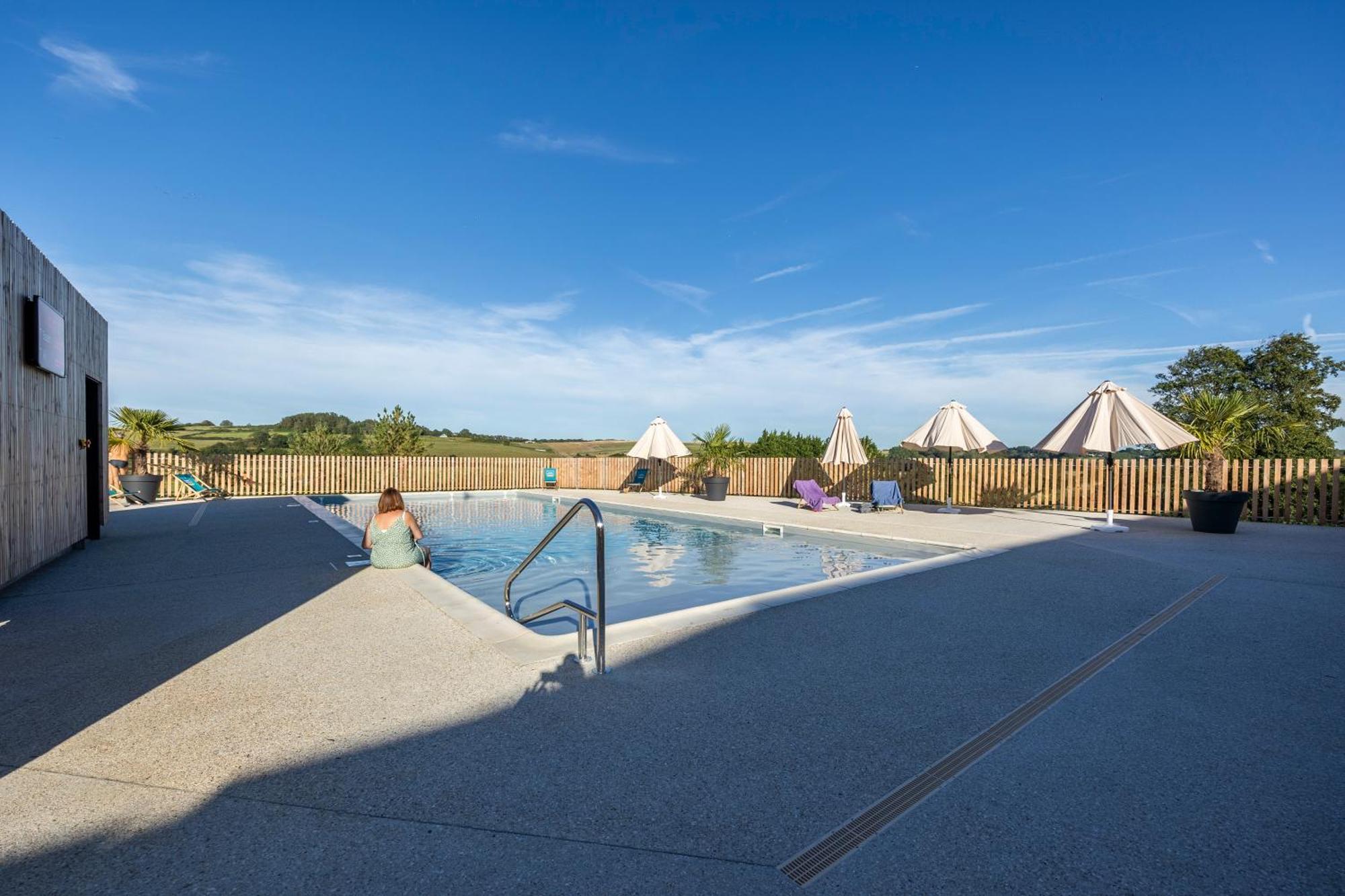 Camping Domaine Saane Et Mer Quiberville エクステリア 写真