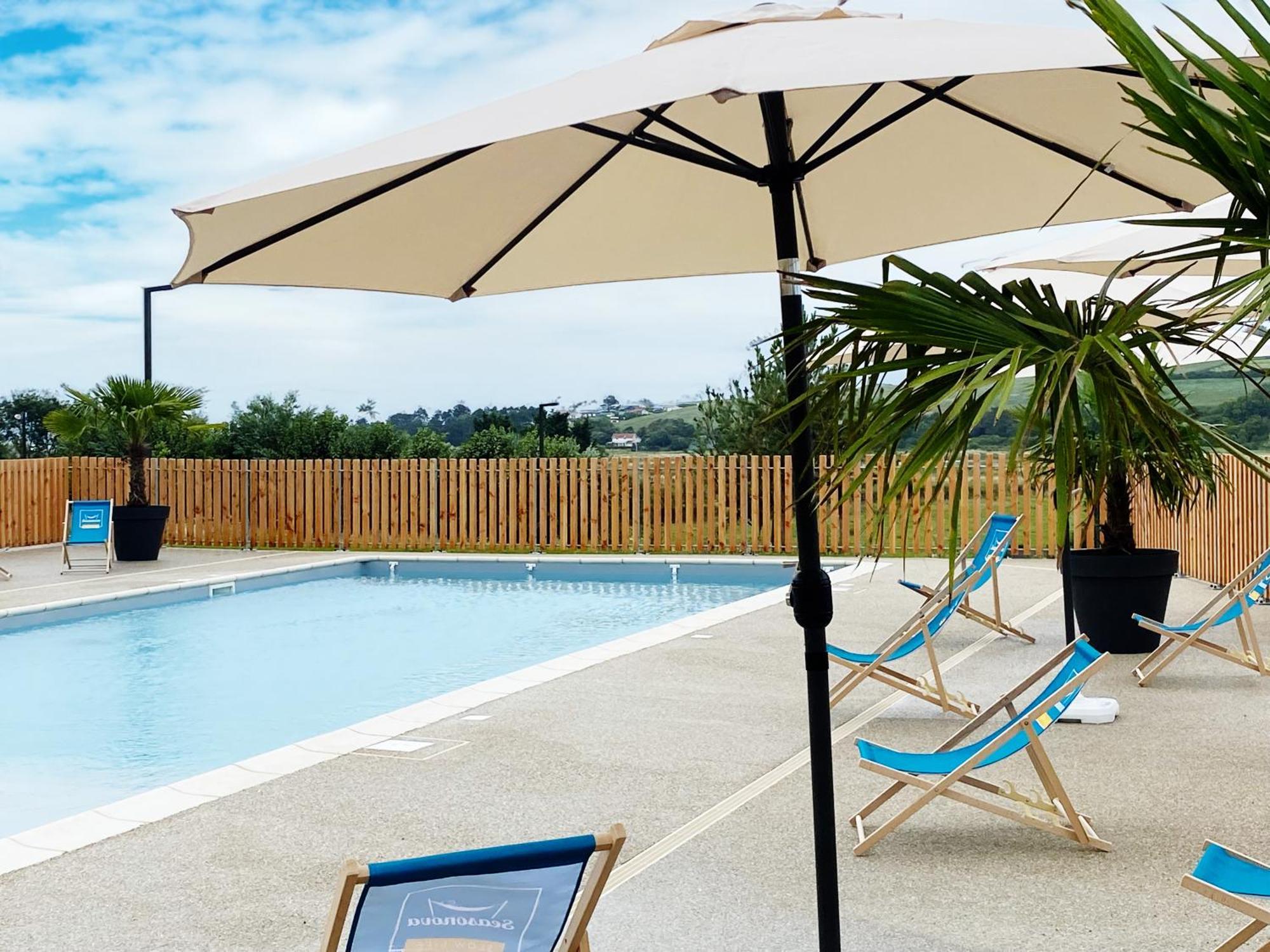 Camping Domaine Saane Et Mer Quiberville エクステリア 写真