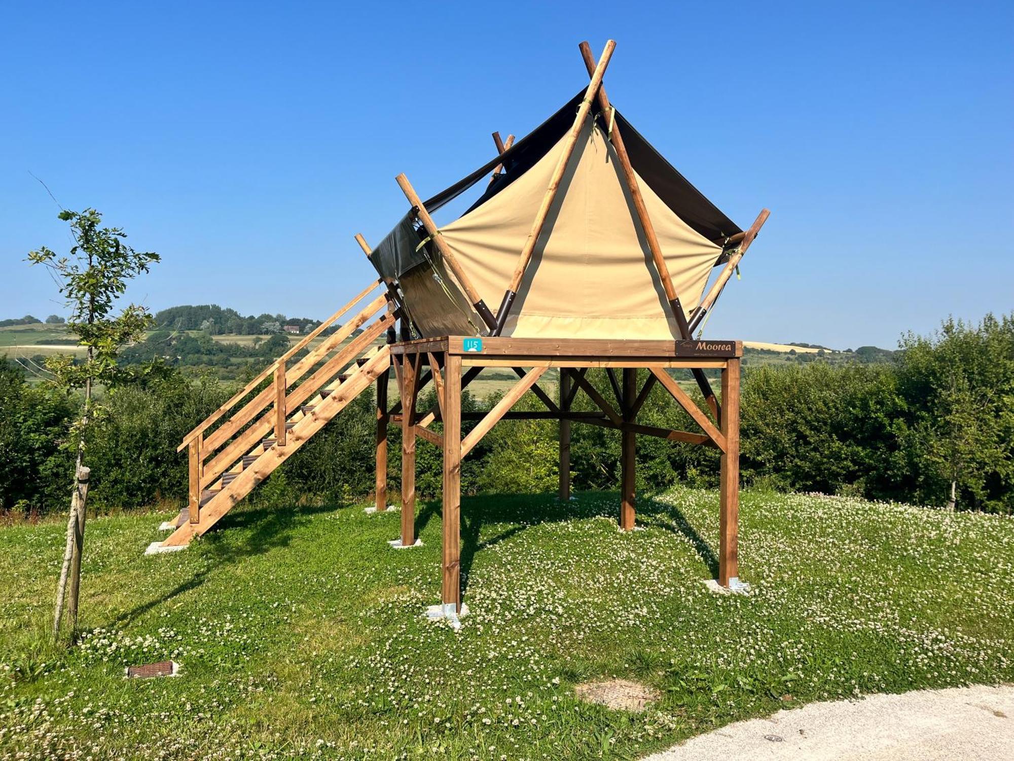 Camping Domaine Saane Et Mer Quiberville エクステリア 写真